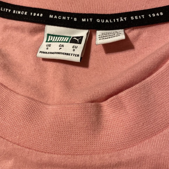 NWOT Puma Powder Pink T-shirt Dress - Picture 6 of 6